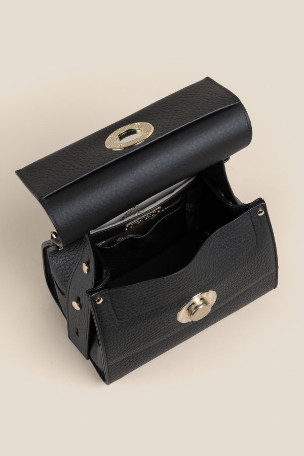 borsa Gironacci, borsa in pelle, borsa Made in Italy, borsa da donna, borsa artigianale da donna, 2310 Velvet Nero