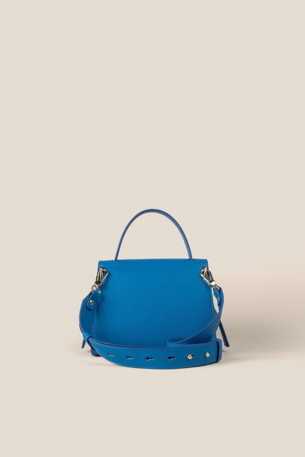 borsa in pelle, borsa Made in Italy, borsa da donna, borsa artigianale da donna, borsa Gironacci, 2310 Velvet Elettrico 475