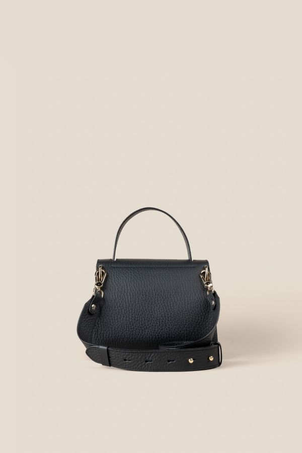 borsa Gironacci, borsa in pelle, borsa Made in Italy, borsa da donna, borsa artigianale da donna, 2310 Velvet Nero