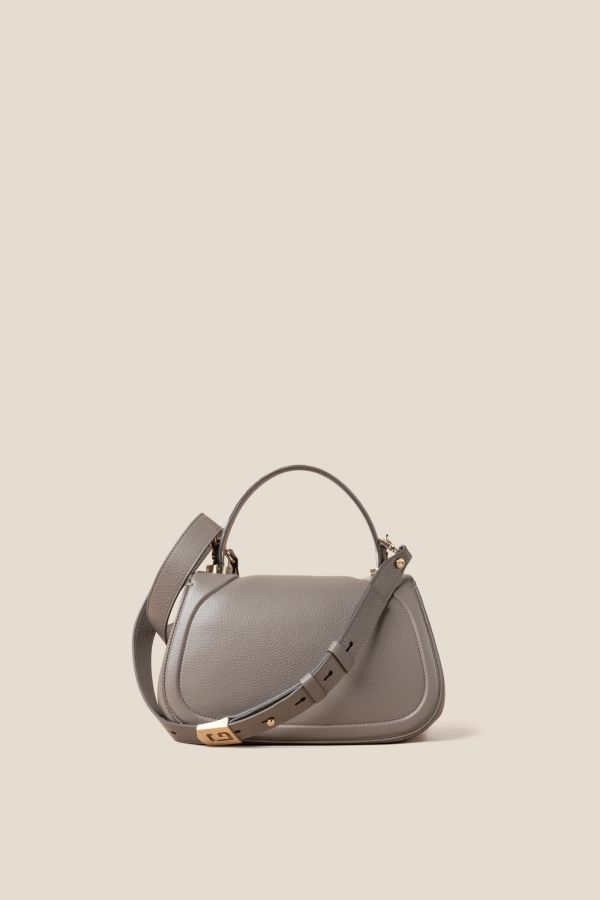 borsa Made in Italy, borsa donna, borsa artigianale, borsa Gironacci, borsa in pelle, 3141 Vitello Taupe 114