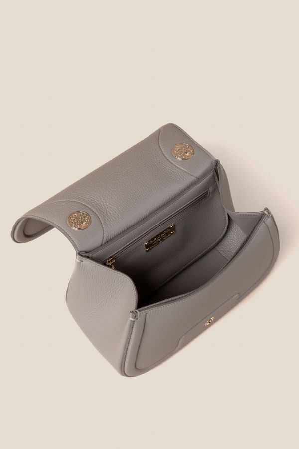 borsa Made in Italy, borsa donna, borsa artigianale, borsa Gironacci, borsa in pelle, 3141 Vitello Taupe 114
