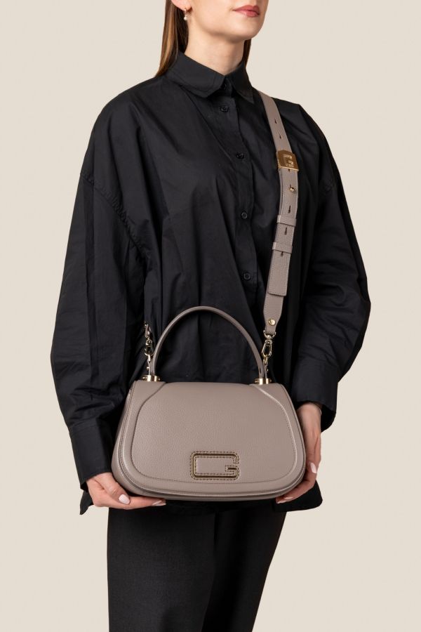 borsa Made in Italy, borsa donna, borsa artigianale, borsa Gironacci, borsa in pelle, 3141 Vitello Taupe 114