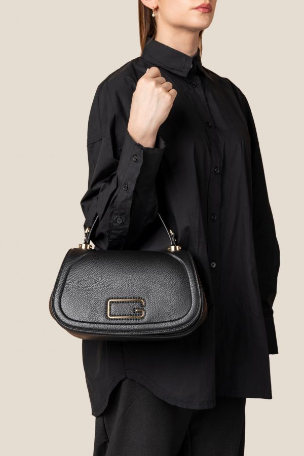 borsa donna, borsa artigianale, borsa Gironacci, borsa in pelle, borsa Made in Italy, 3141 Vitello Nero