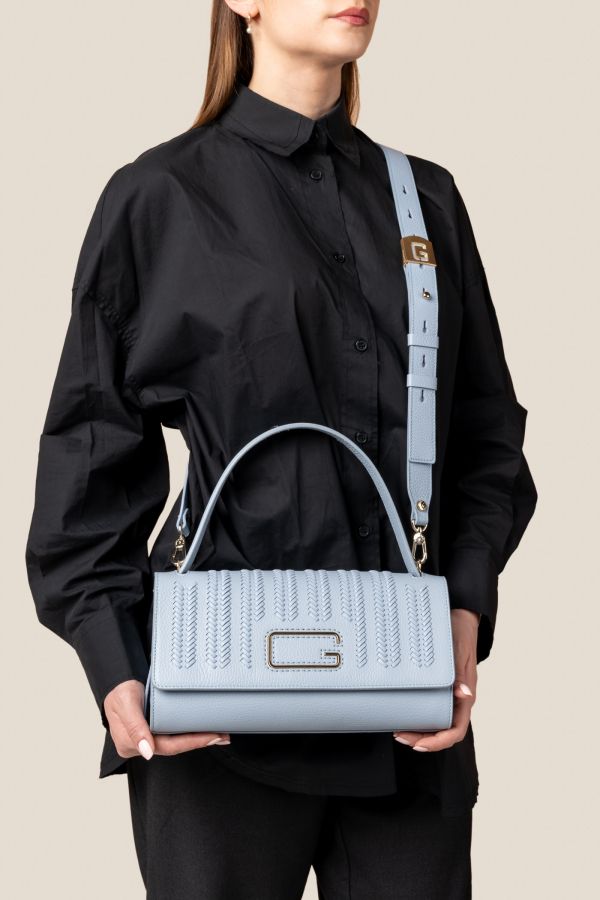 borsa Made in Italy, borsa donna, borsa artigianale, borsa Gironacci, borsa in pelle, 3242 Vitello Nuvola 463