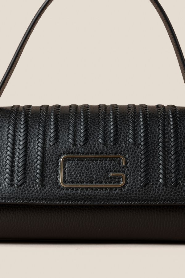 borsa donna, borsa artigianale, borsa Gironacci, borsa in pelle, borsa Made in Italy, 3242 Vitello Nero