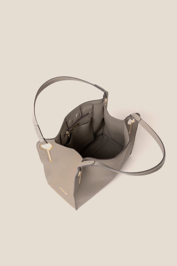 Gironacci borsa, borsa da donna, borsa grande, borsa Made in Italy, borsa in pelle, 3442 Velvet Creta 118