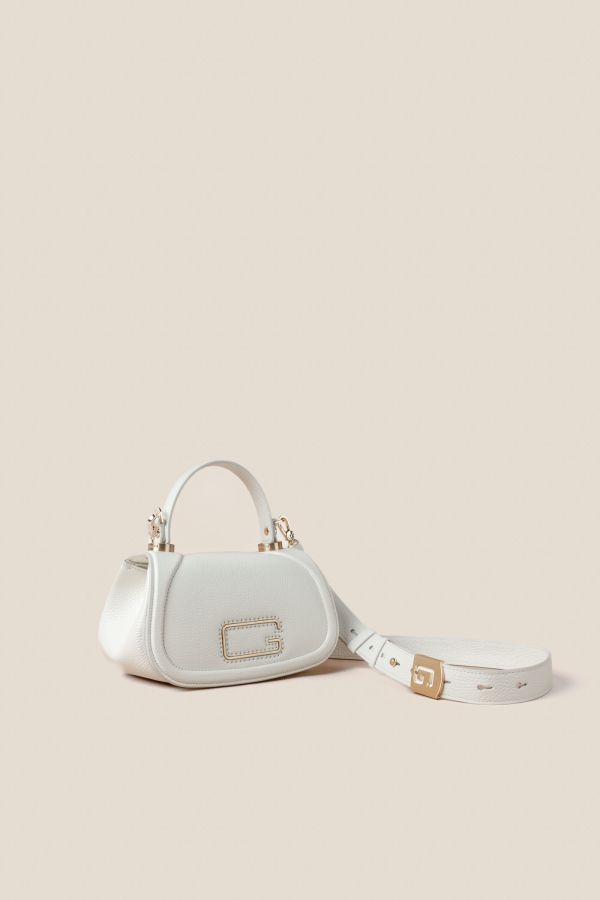 borsa in pelle, borsa Made in Italy, borsa da donna, borsa artigianale da donna, borsa Gironacci, 3140 Vitello Bianco 001