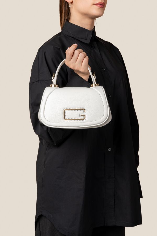 borsa in pelle, borsa Made in Italy, borsa da donna, borsa artigianale da donna, borsa Gironacci, 3140 Vitello Bianco 001